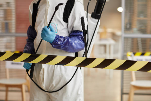 Professional Biohazard Cleanup technician working in La Plata, MD